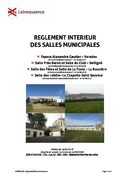 Règlement de location des salles municipales de Loireauxence